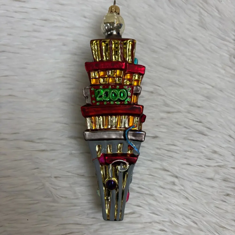Christopher Radko New Years 2000 Times Square Ball Drop Ornament